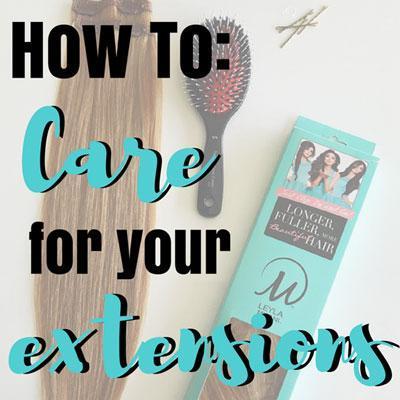How to Care for your Hair Extensions