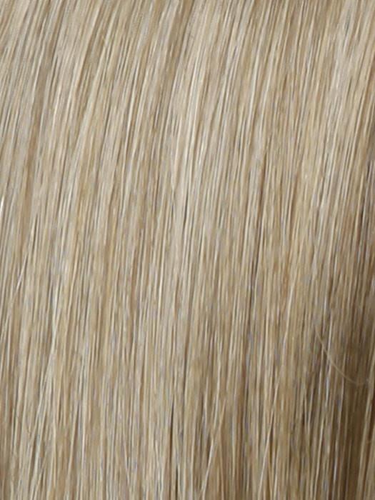 Color R1621S+ = Glazed Sand: Medium Honey Blonde With Platinum Blonde Highlights and Ash Brown Lowlights