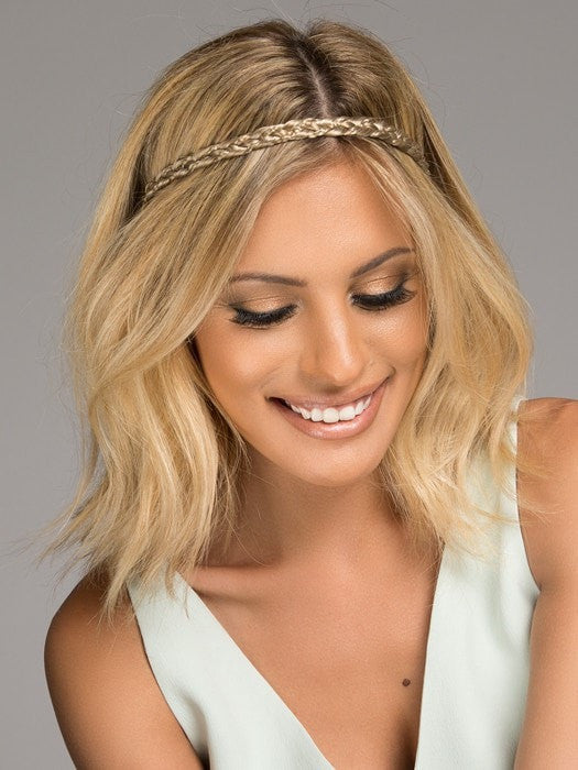 Color HT14/88H = Light Blonde | Double Braided Headband by Christie Brinkley