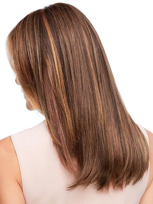 Color 6F27 = Caramel Ribbon: Brown w/ Strawberry Blonde Highlights 