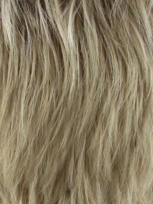 Color R1621S = Glazed Sand: Honey blonde with ash highlights on top