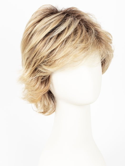 SS14/88 GOLDEN WHEAT | Medium Blonde streaked with Pale Gold Blonde highlights and Medium Brown roots