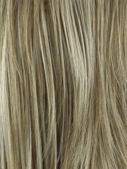 CREAMY TOFFEE | Rooted Dark Blonde Evenly Blended with Light Platinum Blonde and Light Honey Blonde