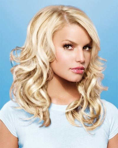 Color N/A | 16" 10 Piece Human Hair Extension Set by Jessica Simpson