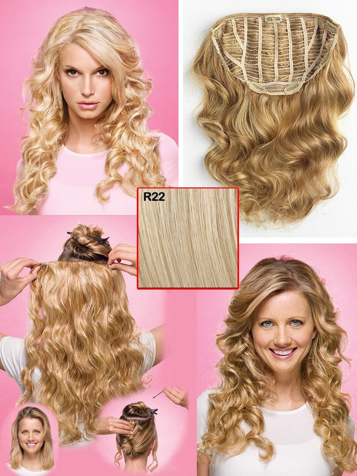 22" Relaxed Curl Clip In Hair Extension by Jessica Simpson