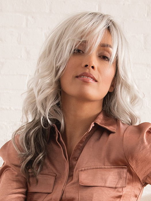 REEVES by Estetica in ICY-SHADOW | Iced Blonde dusted with Soft Sand and Golden Brown Underneath