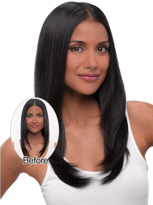 22" Straight Clip In Extension (1pc)