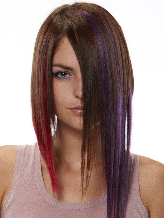 Color Bubblegum, Redhots, & Amp: Blackberry | 16" easiLites Clip In Color by easihair
