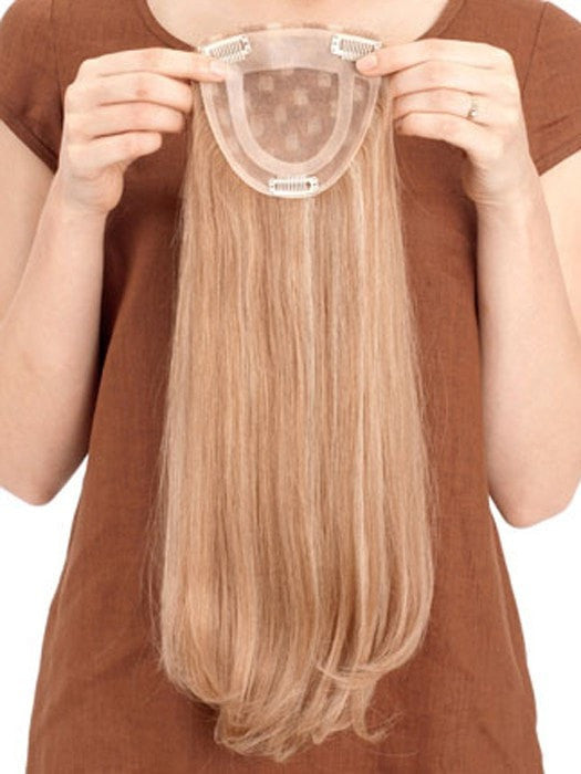 Color Sun-Kissed-Blonde = Light Brown Blended w. Light Red & Blond Tones | Toppiece 3003 by Louis Ferre