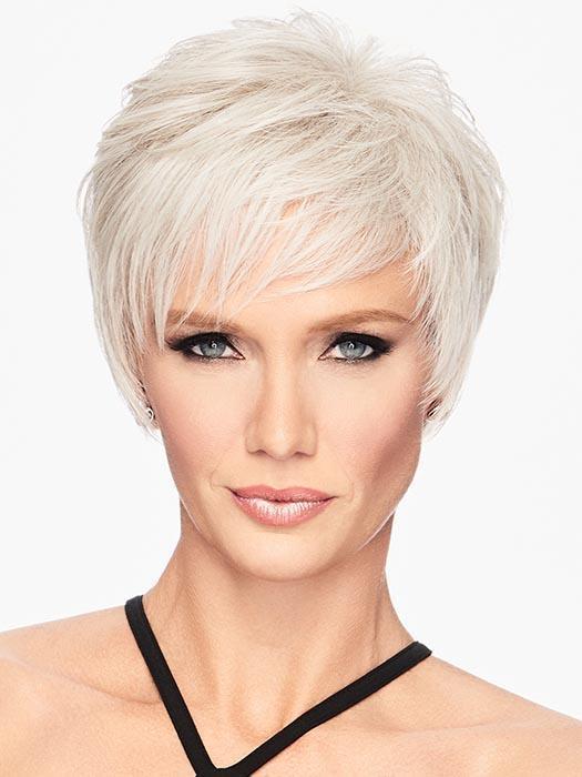 SHORT SHAG by HAIRDO in R56/60 SILVER MIST | Lightest Gray Evenly Blended with Pure White