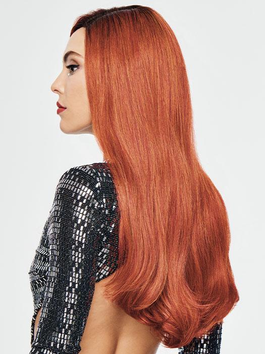 The gorgeous, red-orange hue will have you looking like you spent hours in a salon to achieve this vivid color