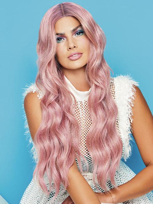 LAVENDER FROSE by Hairdo in LAVENDER-FROSE |  Frosty Rose Pink with Pale Purple Roots