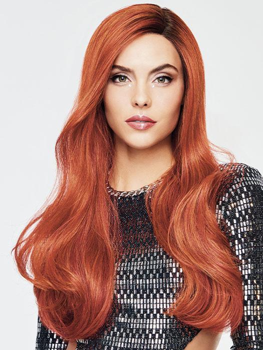 MANE-FLAME by Hairdo in MANE FLAME | Red-Orange with Dark Roots