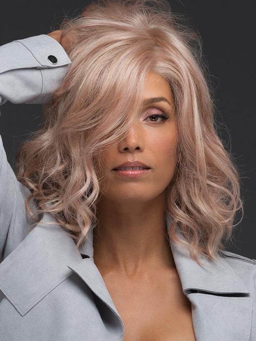 AVALON by Estetica in SMOKY-ROSE | Platinum Blonde and Soft Pink Blend