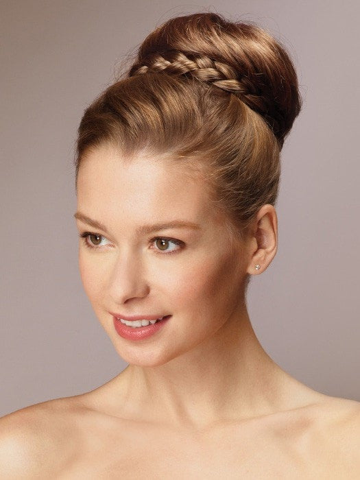 Color Frosted | Style your hair in a low or high bun